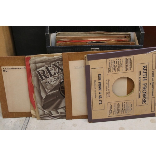 556A - A large collection of audio equipment and 78rpm records to include a Dual belt drive turntable, a Cr... 