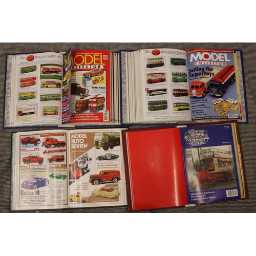 557A - Extensive collection of model vehicle collectors magazines, mostly 1990s, many in official binders, ... 