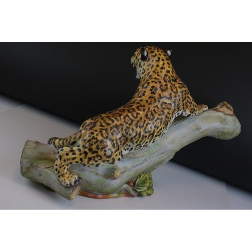 18 - Renaissance Design Studio Limited Edition Ceramic Figure of a Jaguar, model H.W.4, designed by Howar... 