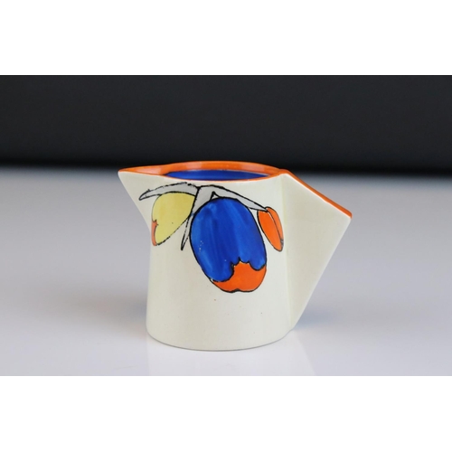 13 - Clarice Cliff Bizarre Milk Jug, 6.5cms high