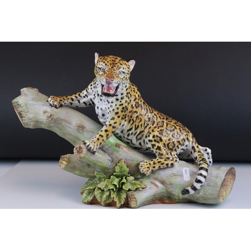 18 - Renaissance Design Studio Limited Edition Ceramic Figure of a Jaguar, model H.W.4, designed by Howar... 