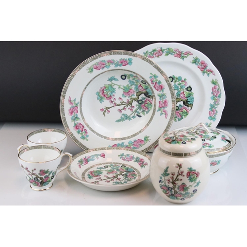 79 - A large quantity of ceramic Tea and Dinner services to include Royal Nelson Pottery and Duchess bone... 