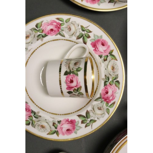 127 - A Royal Worcester Royal Garden pattern part dinner service to include plates, bowls and tureens.