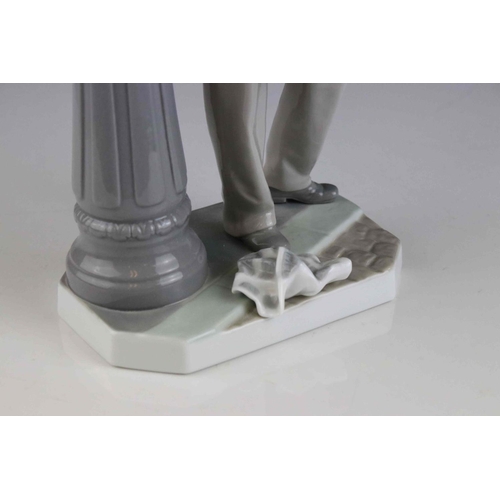 10 - Boxed Lladro figure ' The Lamp Lighter ' 48cm in height.