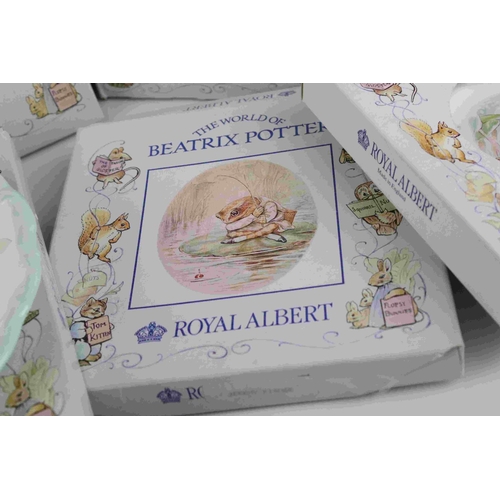 11 - Six Boxed Royal Albert ' The World of Beatrix Potter ' Decorative Plates together with a Boxed Royal... 