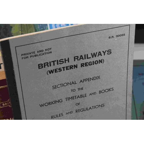 126 - Collection of mainly British Railways Booklets including Working Timetables, Passenger Timetables an... 