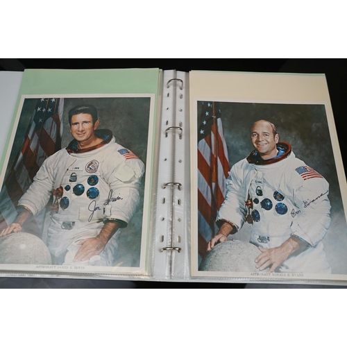 395 - A collection of space flight ephemera to include first day covers and signed photographs.