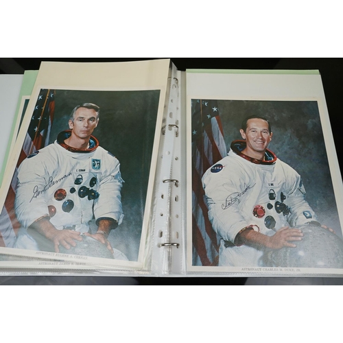 395 - A collection of space flight ephemera to include first day covers and signed photographs.