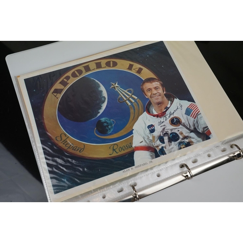 395 - A collection of space flight ephemera to include first day covers and signed photographs.