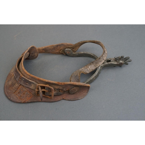 348 - A pair of vintage American spurs.