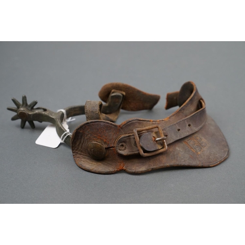 348 - A pair of vintage American spurs.