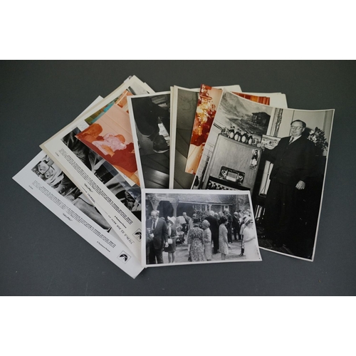 350 - Group of mostly black and white photographs to include Clementine Churchill, together with film stil... 