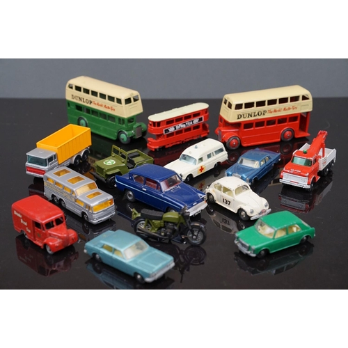 371 - 15 Mid 20th C onwards diecast models to include Matchbox Lesney 75 Series, Vanguards, Dinky etc, gd ... 