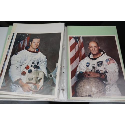 395 - A collection of space flight ephemera to include first day covers and signed photographs.