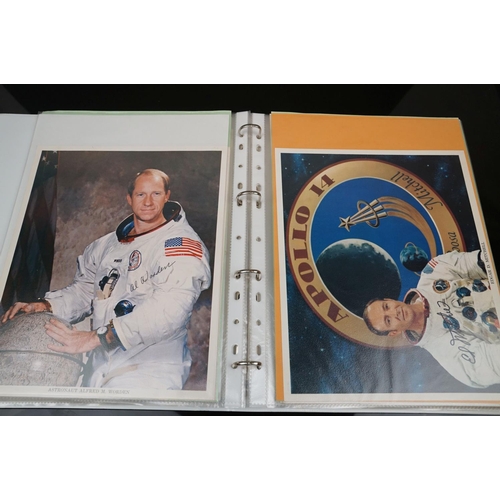 395 - A collection of space flight ephemera to include first day covers and signed photographs.