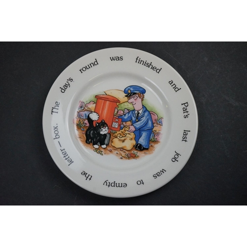 469 - A collection of ceramic children's plates to include Wedgwood Peter Rabbit examples.