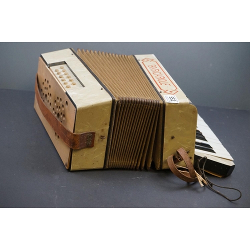 552 - A 20th century Barcarole accordion (A/F).