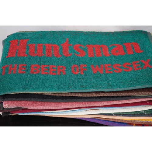 559 - Breweriana - collection of 35+ bar towels, all UK breweries, several defunct, to include Eldridge Po... 