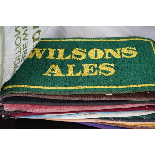 559 - Breweriana - collection of 35+ bar towels, all UK breweries, several defunct, to include Eldridge Po... 