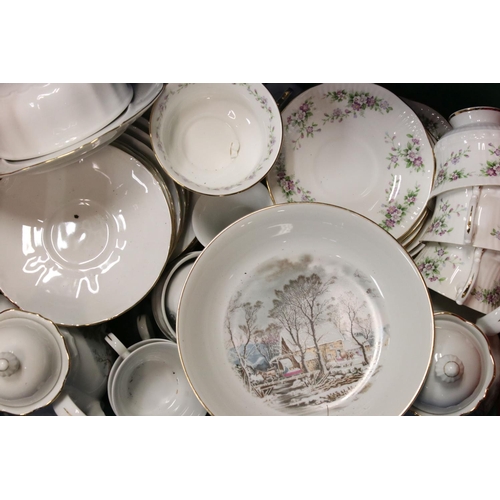 148 - Collection of Aynsley ' Cottage Garden ' ware together with a part Elizabethan ' Chantilly ' Tea Set... 