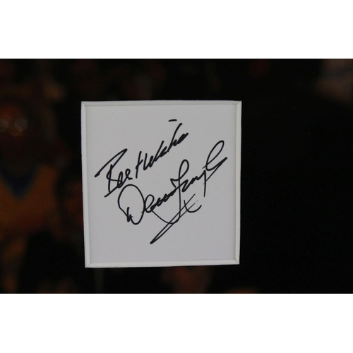 177 - Snooker autograph - Dennis Taylor, a signed photo / card mounted display, unframed, approx. 41cm x 3... 