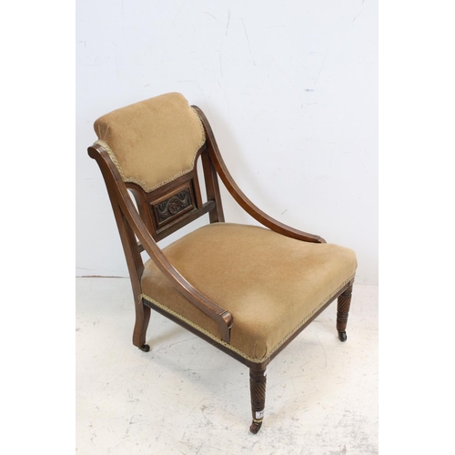 705 - Late 19th / Early 20th century Nursing Chair, 80cms high