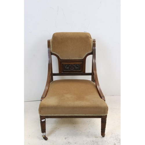 705 - Late 19th / Early 20th century Nursing Chair, 80cms high