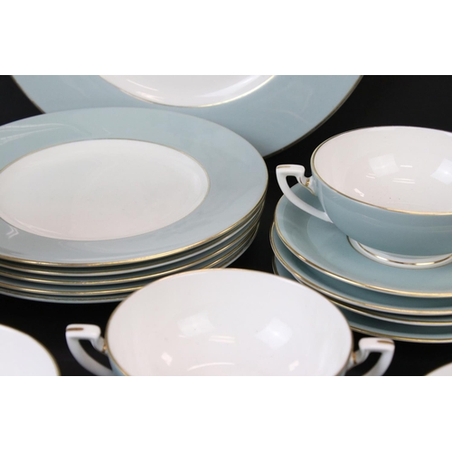 683 - A contemporary Royal Worcester Cynthia part dinner service.