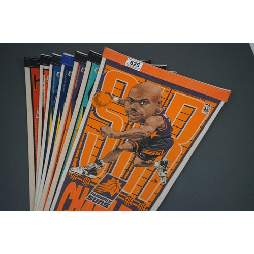 625 - Collection of Seven American Basketball Pennants including Two x Phoenix Suns, Pacers, Orlando Magic... 