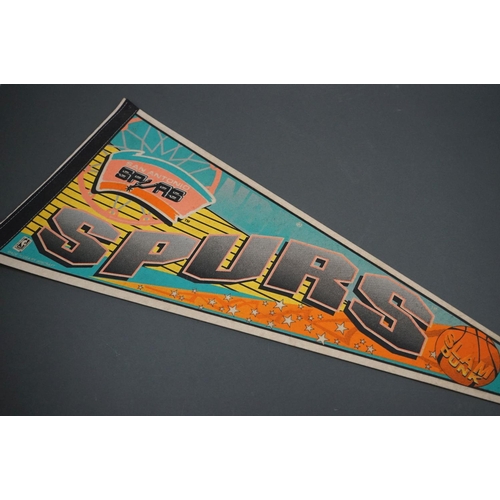 625 - Collection of Seven American Basketball Pennants including Two x Phoenix Suns, Pacers, Orlando Magic... 