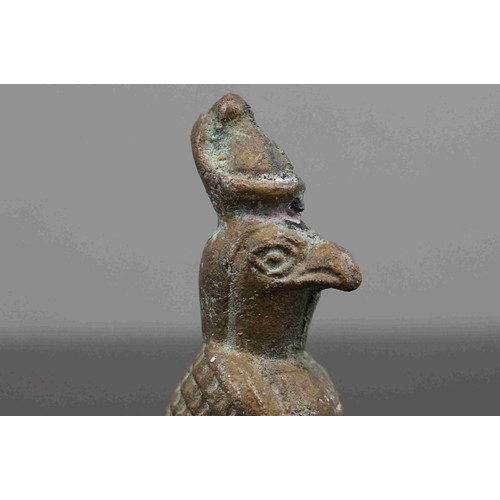 332 - Cast figure of the Egyptian God Horus