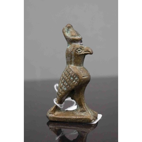 332 - Cast figure of the Egyptian God Horus