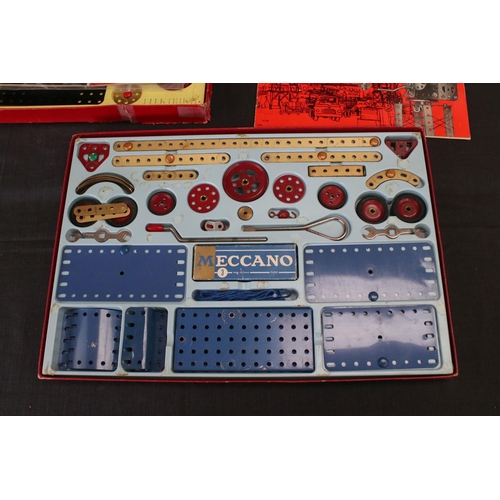 168 - Boxed 1960s French Meccano No 3 Set and 2 x Meccano Elektrikit sets from the 1960s, appearing near c... 