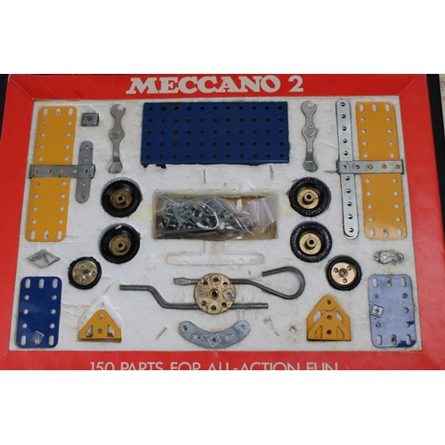 167 - Seven boxed 1970s Meccano sets, to include no.5 x2, no.4, no.3 x2, no.2 & no.1, all unchecked