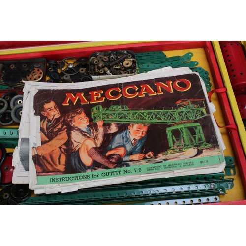 169 - Collection of boxed Meccano sets to include No 8 in red/green, Mechanisms set, Outfit 3000, Super Hi... 