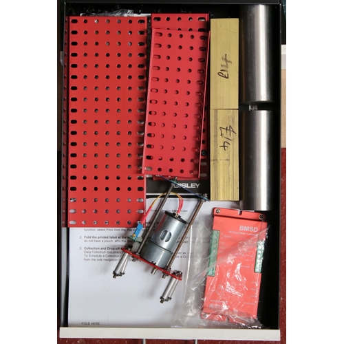 205 - Bisley ten drawer cabinet containing various Marklin and other construction accessories accessories ... 