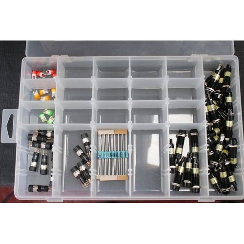 221 - Quantity of various Construction building accessories and parts to include boxed Desktop Voltage Con... 