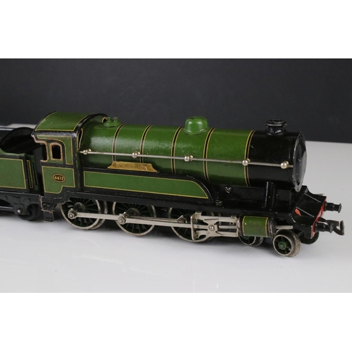 121a - Boxed Bing clockwork Flying Scotsman Train Set with clockwork 4-6-0 locomotive 4472 