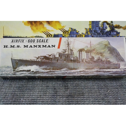 1183 - 55 x Boxed plastic model kits to include Airfix 1:72 R.A.F. Rescue Launch, Vosper M.T.B., 1:600 HMS ... 