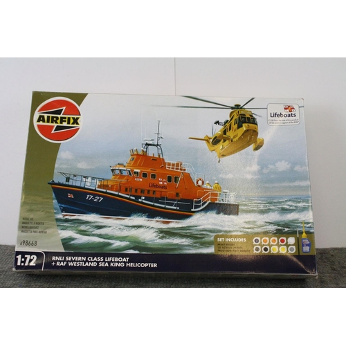 1183 - 55 x Boxed plastic model kits to include Airfix 1:72 R.A.F. Rescue Launch, Vosper M.T.B., 1:600 HMS ... 