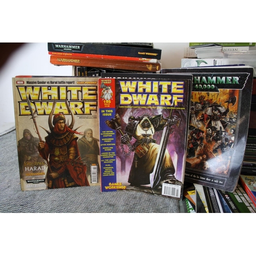 288 - Large collection of Games Workshop Warhammer books and related ephemera, to include White Dwarf, War... 