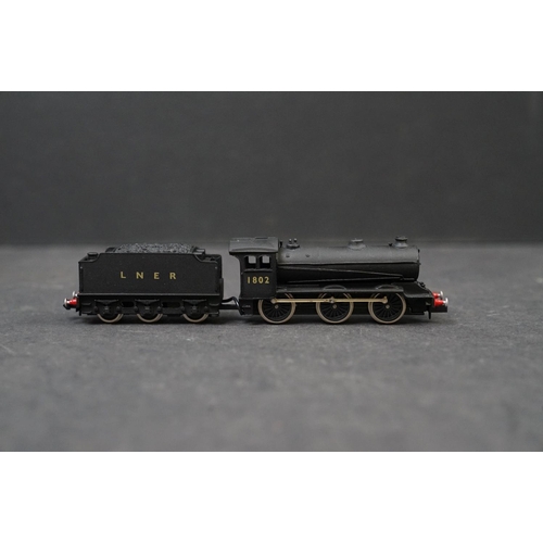 1 - Three boxed Union Mills Models N gauge locomotives to include 1012 Ex NER D20 4-4-0 LNER lined green... 