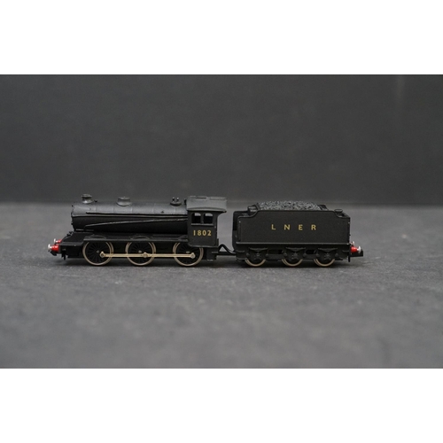 1 - Three boxed Union Mills Models N gauge locomotives to include 1012 Ex NER D20 4-4-0 LNER lined green... 