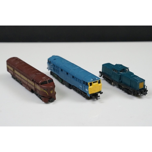 10 - 15 N gauge locomotives to include Atlas, Lima, and Graham Farish, featuring Lima Meld, Lima Union Pa... 