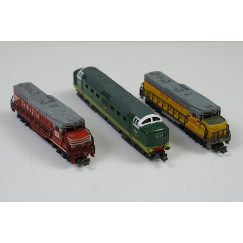 10 - 15 N gauge locomotives to include Atlas, Lima, and Graham Farish, featuring Lima Meld, Lima Union Pa... 