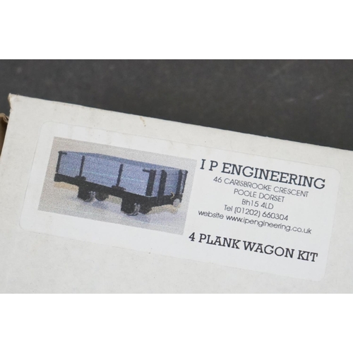 135 - Five boxed wooden & plastic kits for model railway to include JD Models Narrow Gauge Coach Kit, P&J ... 