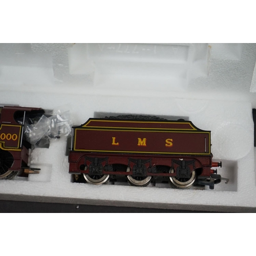 22 - Three boxed Hornby OO gauge locomotives to include R357 LMS 4-6-0 Patriot Loco, R376 LMS Class 4P Lo... 