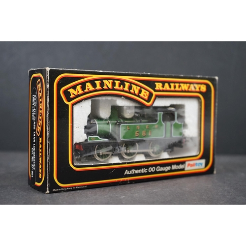 25 - Three boxed OO gauge locomotives to include 2 x Mainline (37-054 0-6-0T J72 Class Tank Locomotive LN... 