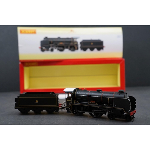 35 - Two boxed OO gauge locomotives to include Hornby R3208 BR 4-4-0 Schools Class Brighton DCC Ready and... 