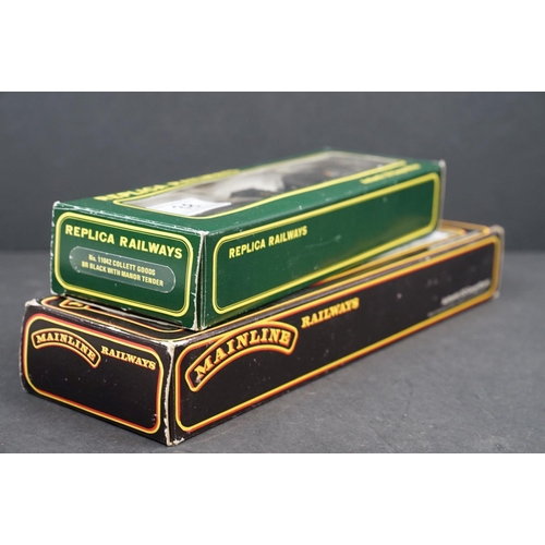 38 - Two boxed OO gauge locomotives to include Mainline 37038 Class 6600 0-6-2T Locomotive GWR LIvery and... 